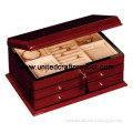 Wood Ring Box, Glossy Jewelry Box, Jewellery Box for Ring